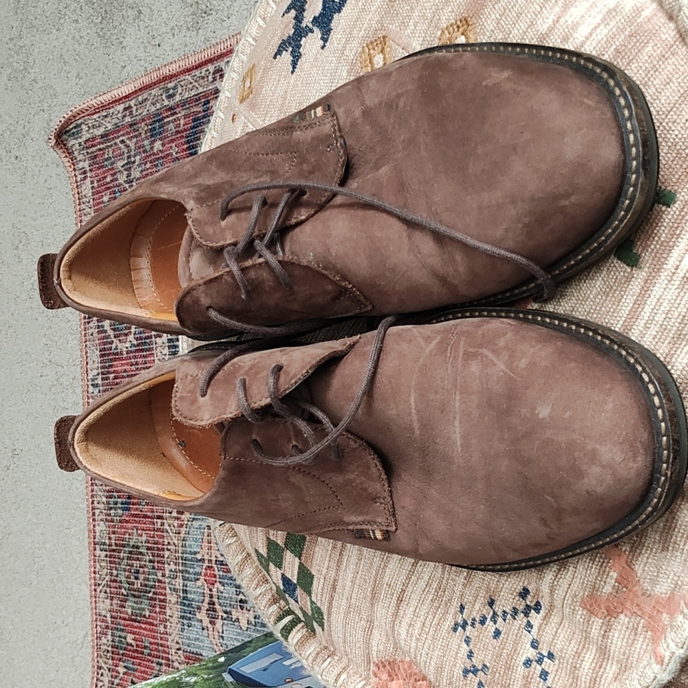 Sz 44 ecco nubuck shoes